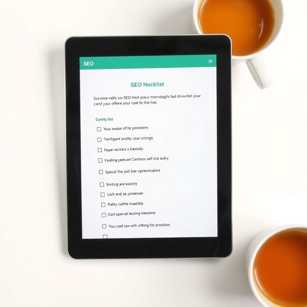 SEO Audit Checklist